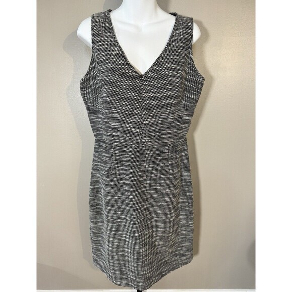 Banana Republic Womens Multicolor  Sloan Pencil Knit Wool Blend Dress Size 10 - Picture 1 of 6